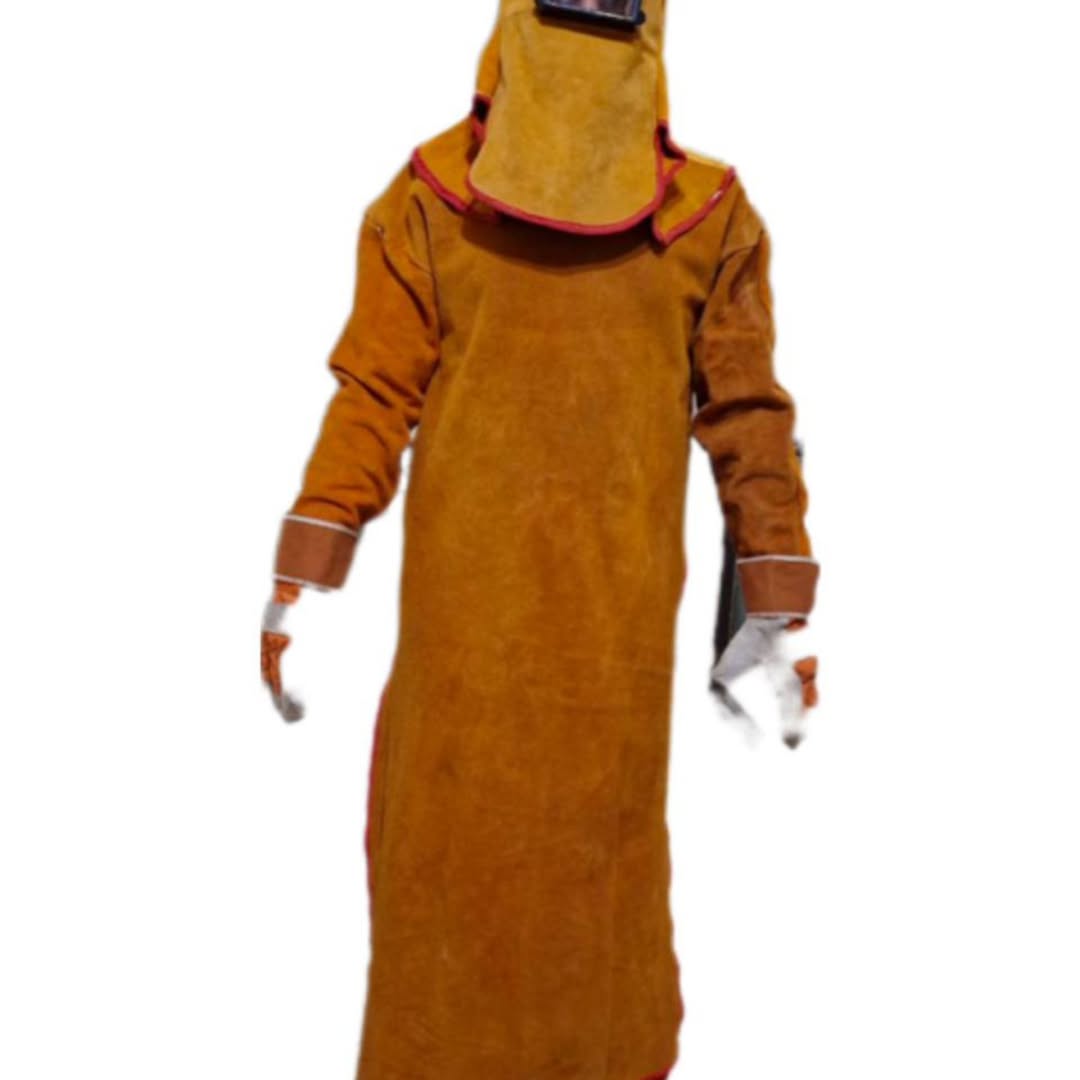 پیش بند بلند آستین دار مدل گان